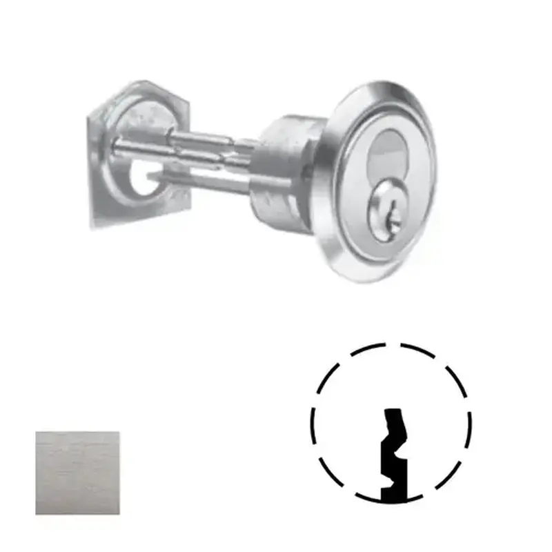 Corbin Russwin CR3080-178-6-D3-626 3080 Interchangeable Core Rim Cylinder Satin Chrome