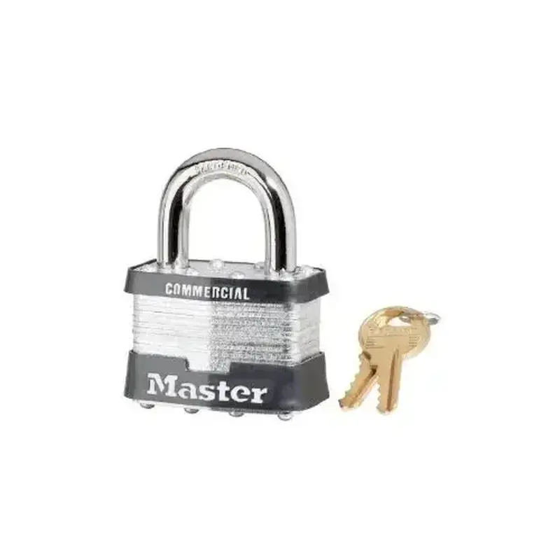 Master Lock 1KA 2006 Laminated Steel Padlock, No.1 1-3/4 in. Body KA2006 Silver