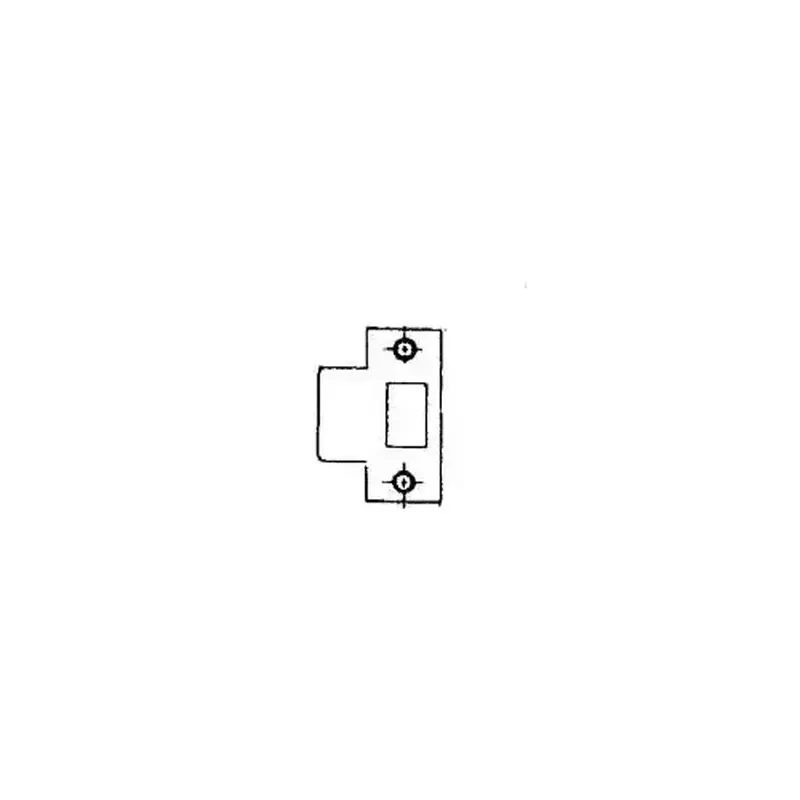 Baldwin 5510102E178 1 7/8" Extended Lip T Strike Oil Rubbed Bronze