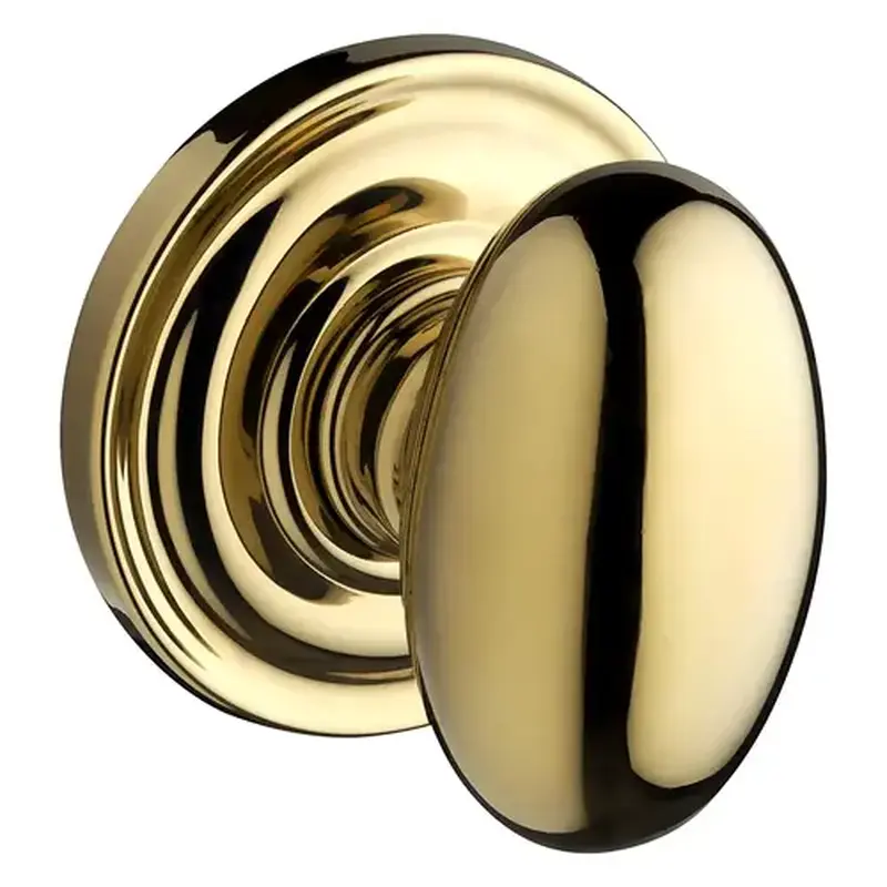 Baldwin HD-ELL-TRR-003 Ellipse Reserve Knob Bright Polished Brass