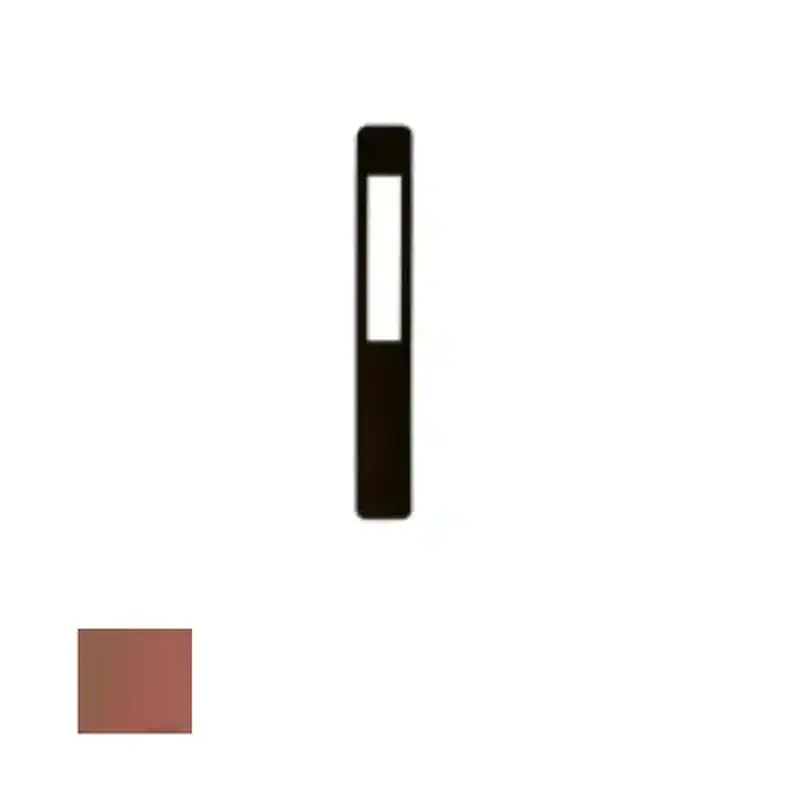 International Door Closers FP-1821-DU International Flat Style Hook Latch Deadlock Face Plate Anodized Bronze