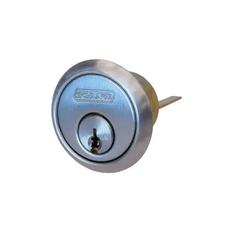 Schlage Commercial 20-022C145 626 Conventional Rim Everest Cylinder C145 Keyway with Horizontal Tailpiece Satin Chrome Finish