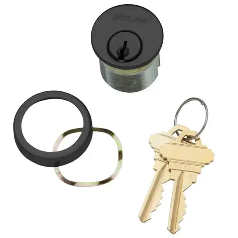 Schlage 30-001 EF 138 622 Mortise Cylinder Flat Black Coated