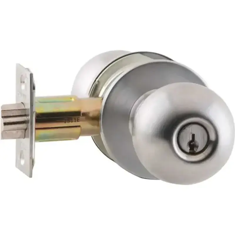 Schlage A80PD ORB 626 KA4C 11-096 10-001 KA4 A STOREROOM ORBIT LOCKSET 2-3/4" BS SC1 CHROME