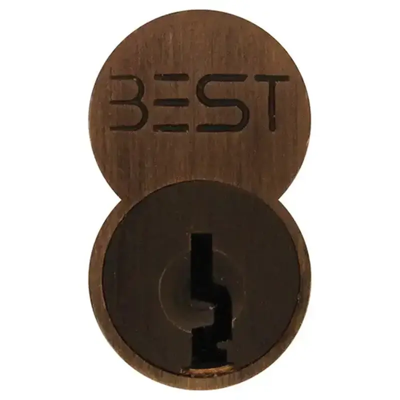 Stanley Best 1C7F1613 Standard 7 Pin F Keyway Uncombinated Core Oil Rubbed Bronze Finish
