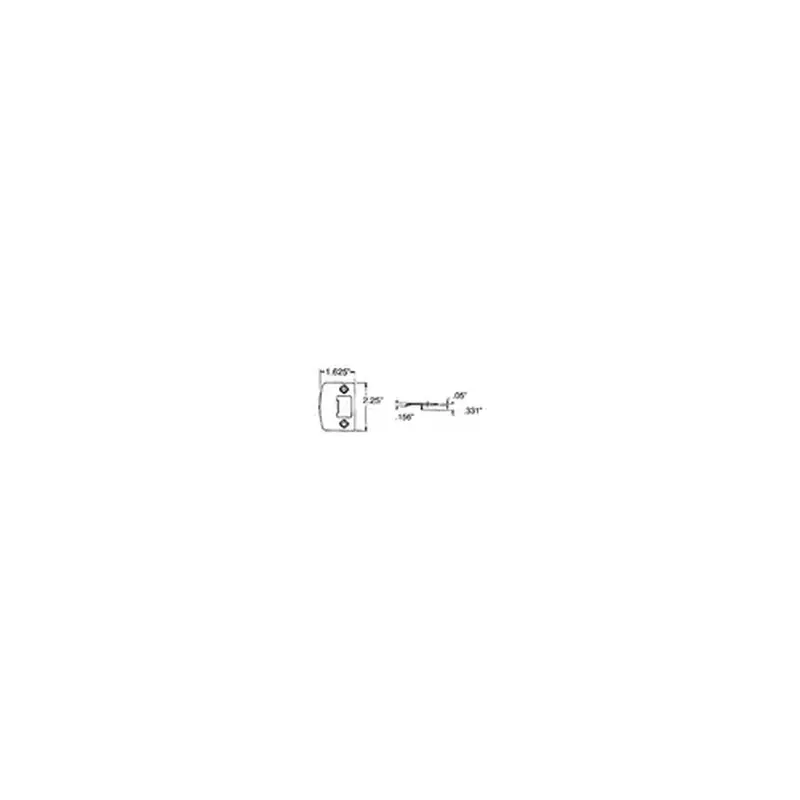 Baldwin 5510150FSTR Full Lip Strike Satin Nickel