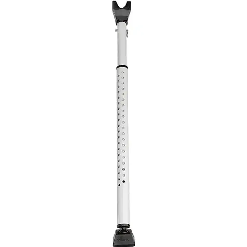 Master Lock 270D 265DCCSEN Door Security Bar, 27-1/2 to 42 in L, 3-3/4 in W, Steel, Black/White, Matte