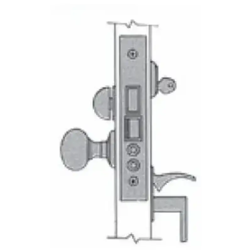 Baldwin 6021151LLS Estate Mortise Lock Body With Strike Antique Nickel