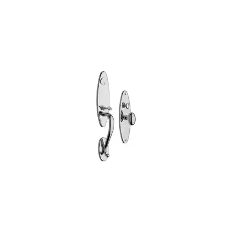 Baldwin 6798260KC Estate Springfield Mortise Escutcheon Plate Polished Chrome