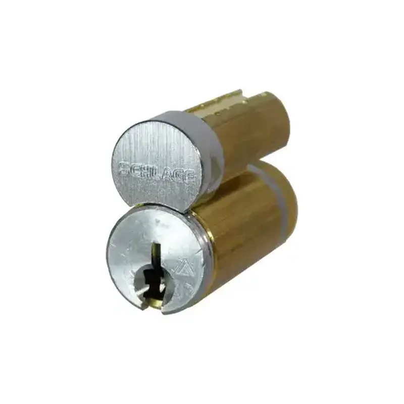 Schlage Commercial 23-030S123 626 FSIC Core, 6-pin, S123 Keyway, 1 Bitted, 2 Keys, Satin Chrome Finish, Non-handed Satin Chrome