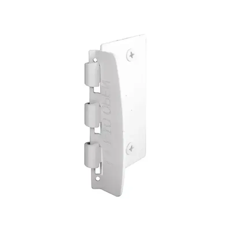 FHC U9888 Flip Action Door Lock - Reversible White Privacy Lock With Anti-Lock Out Screw For Child Safe Mode - 2-3/4" (Single Pack)
