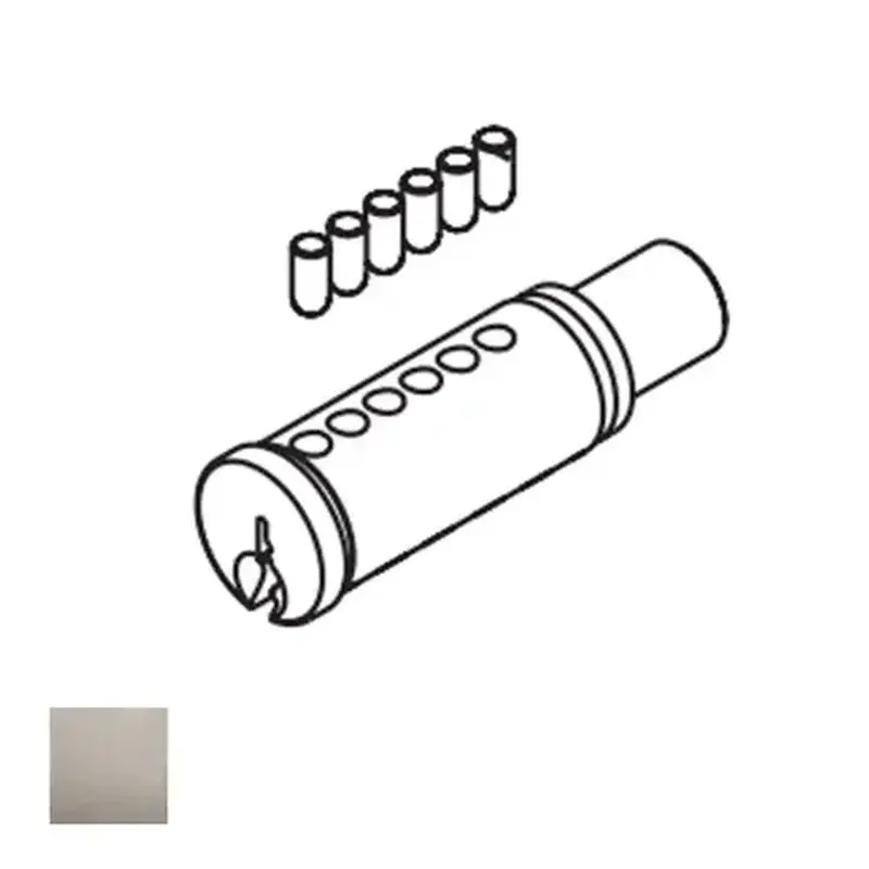 Sargent 13-3425 RK 15 8 Line Cylinder Plug and Pin, Satin Nickel