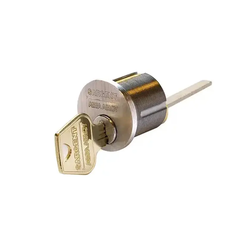 Sargent 34 7-PIN HK 9 Rim Cylinder Bright Bronze Clear Coated