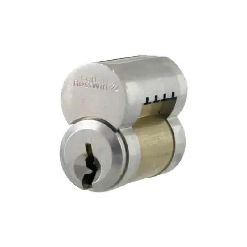 Corbin Russwin CR8000-626-59A1 LFIC Large Format IC Core, 6-Pin Core 59A Keyway, 0-Bitted, Satin Chrome 626/ US26D