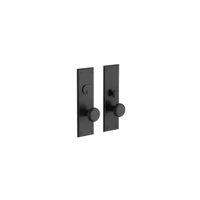 Baldwin 6767003KE Estate Baltimore Mortise Escutcheon Plate Polished Brass