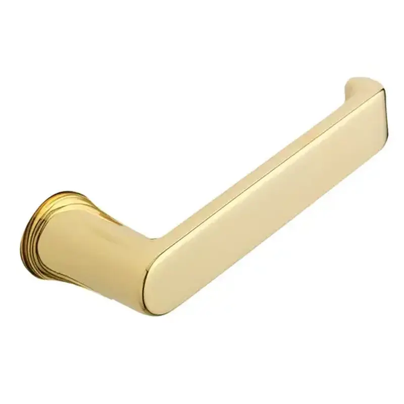 Baldwin 5105003RMR Estate Lever Less Rose Polished Brass