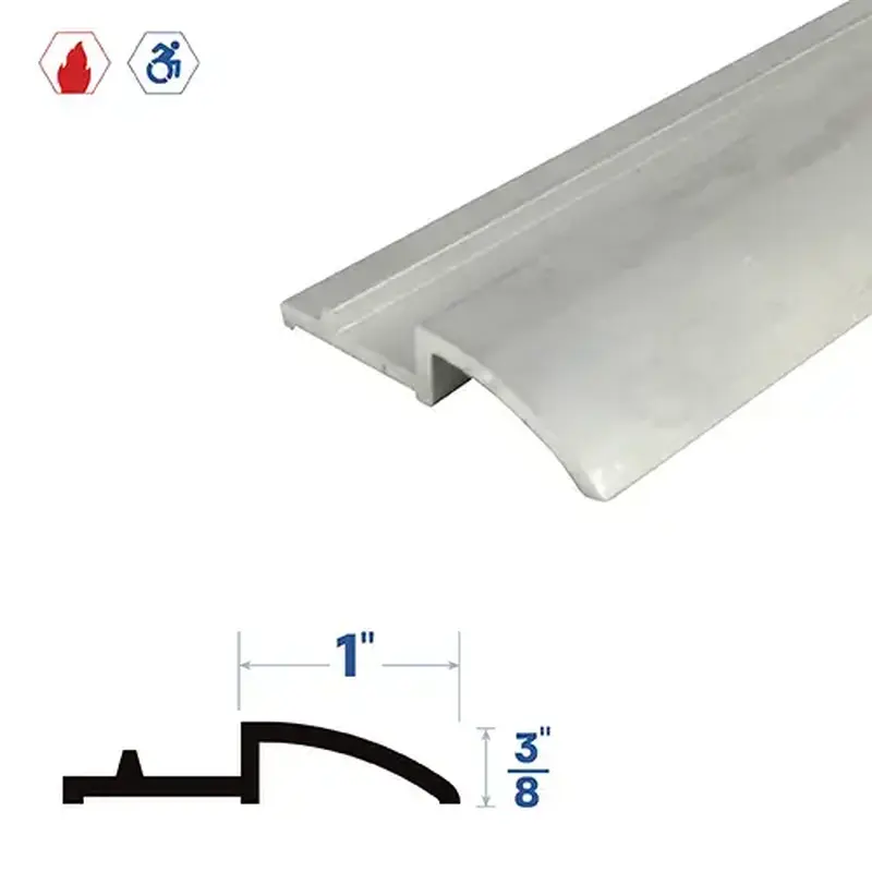 Brixwell 3862MA Beveled Edge for 3/8" Overall Height Mill Aluminum