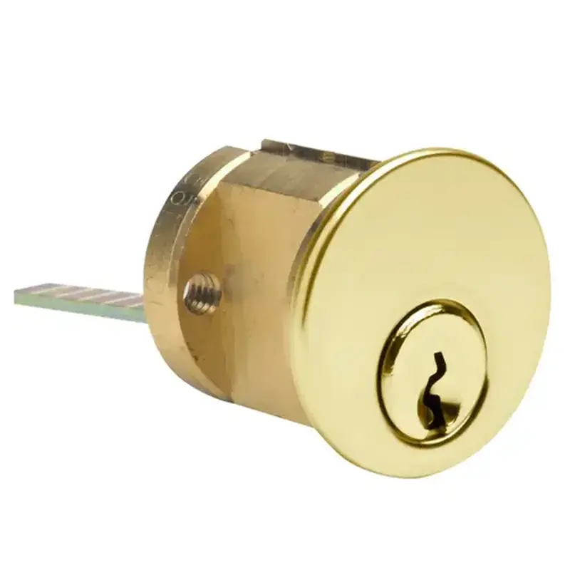 Kaba Ilco 7076SX10-03-KA2 Rim Cylinder Bright Brass