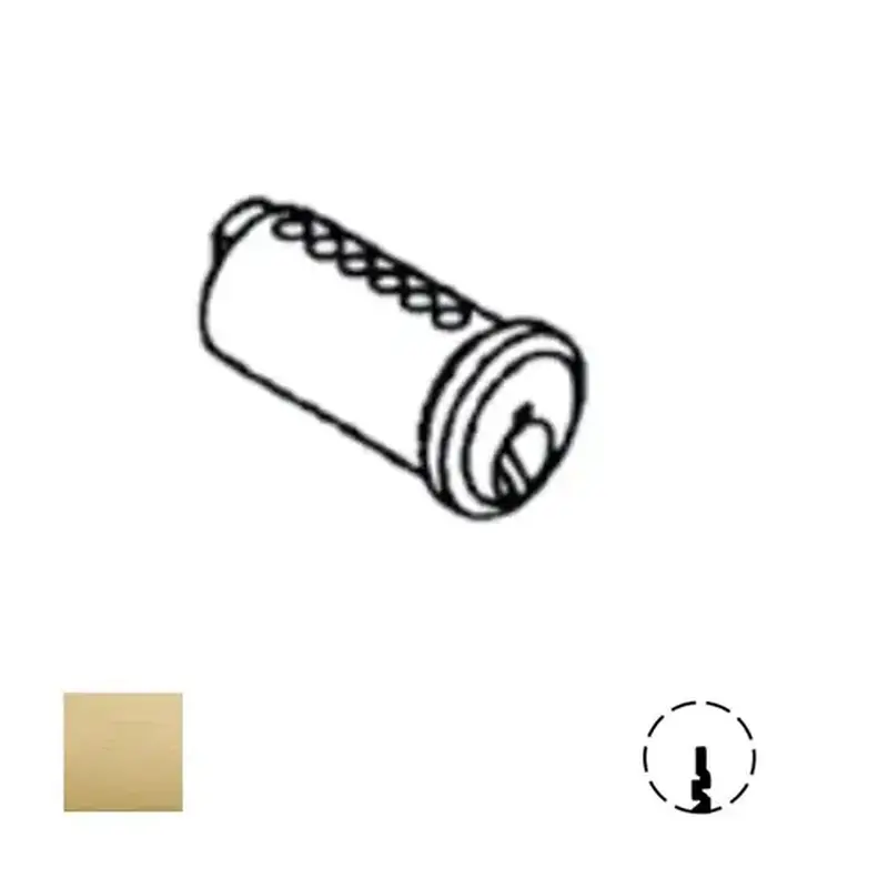 Corbin Russwin 585K24 59B2 606 2000 Series Key-In-Lever Cylinder Plug Only, Satin Brass