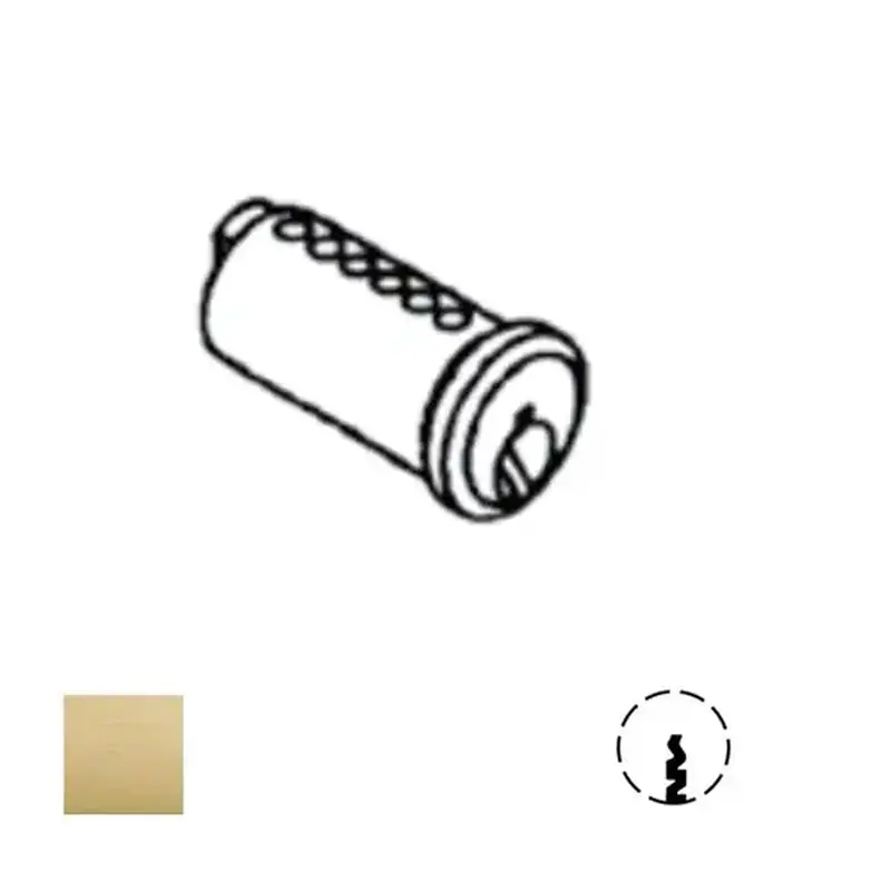 Corbin Russwin 585K24 H3 606 2000 Series Key-In-Lever Cylinder Plug Only, Satin Brass