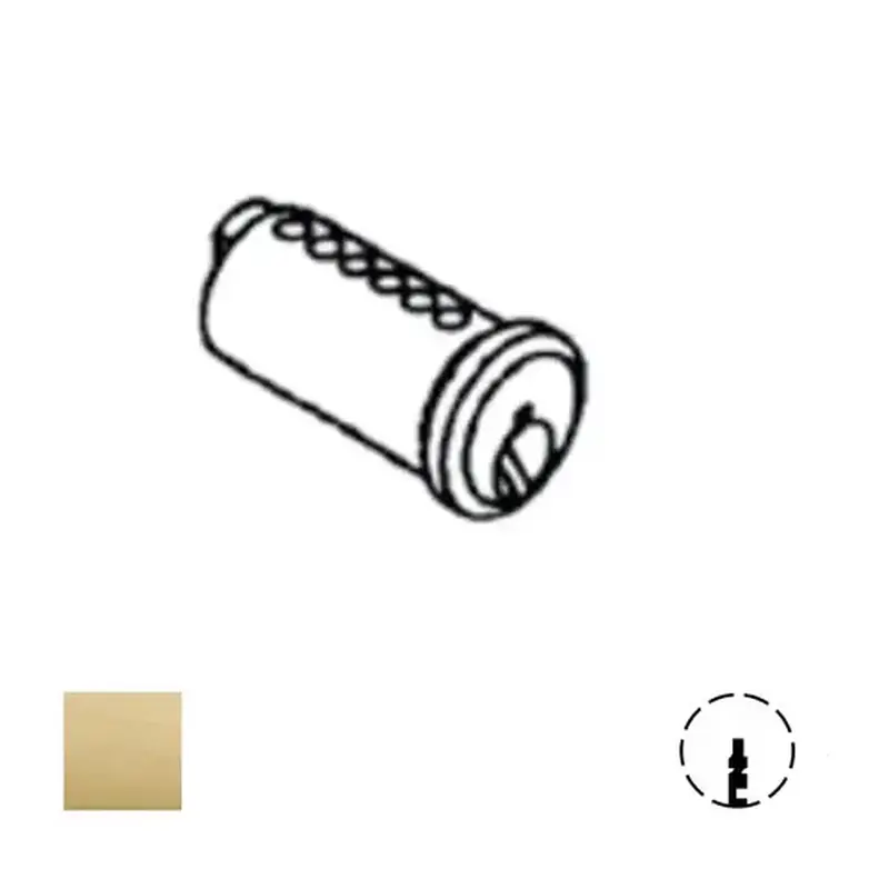 Corbin Russwin 585K24 N12 606 2000 Series Key-In-Lever Cylinder Plug Only, Satin Brass