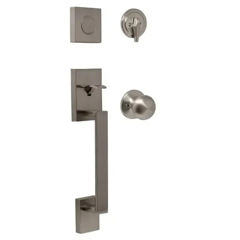 Weslock 02845-NSN0020  Bailey Dummy Handle set with Salem Knob Satin Nickel Finish