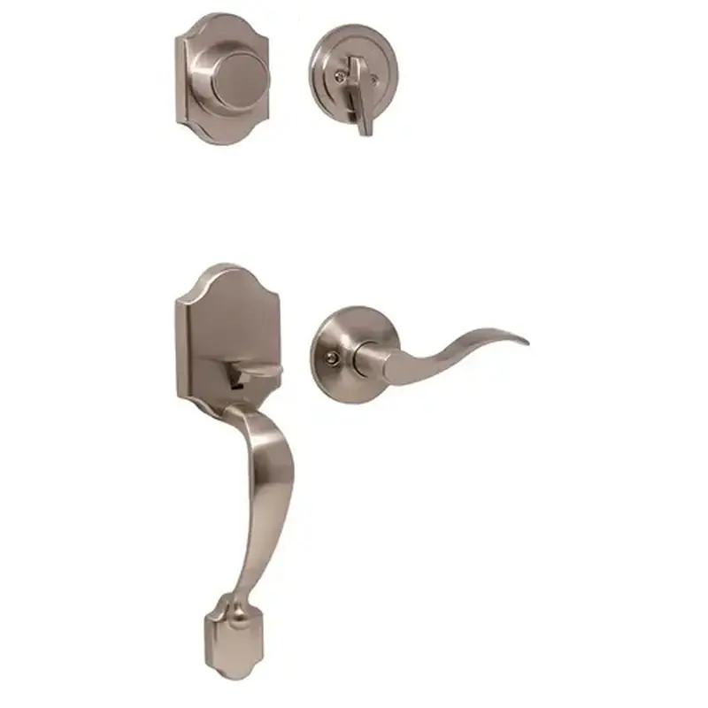 Weslock L2825-NXN0020  Parkside Dummy Handle set with Left Hand New Haven Lever Satin Nickel Finish