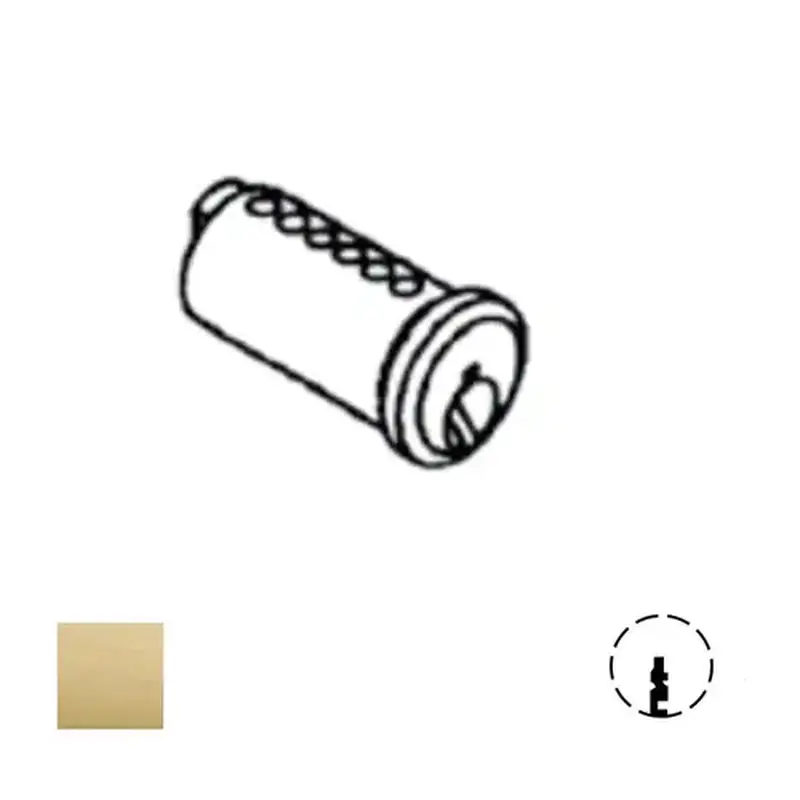 Corbin Russwin 488K98 N14 606 2000 Series Key-In-Knob Cylinder Plug Only, Satin Brass