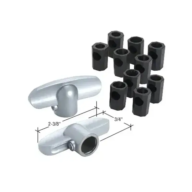 CRL H3885 Aluminum Universal T-Crank Window Handle - pack of 2