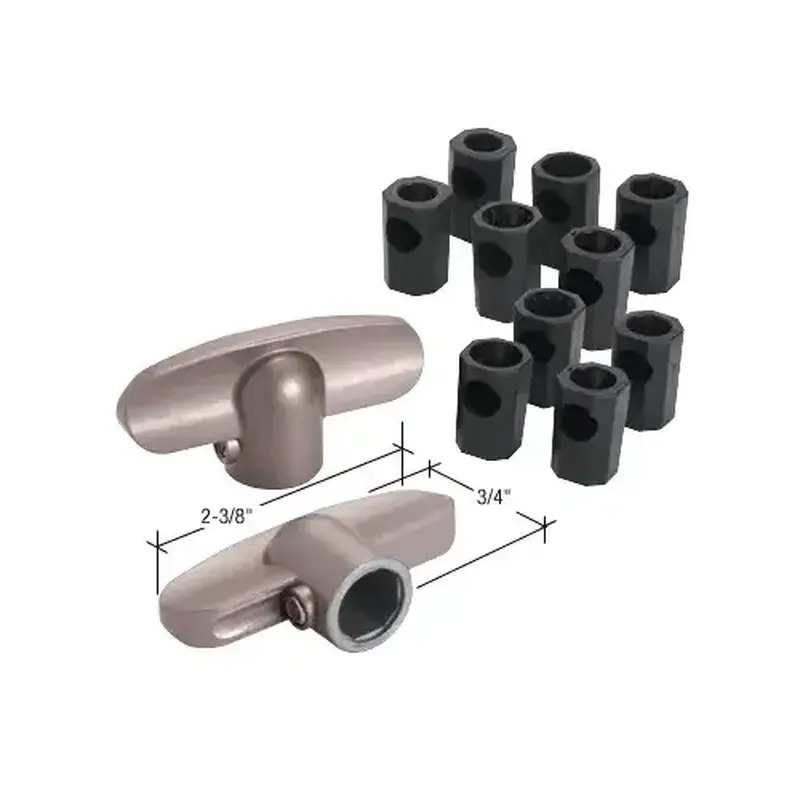 CRL H3893 Bronze Universal T-Crank Window Handle - pack of 2