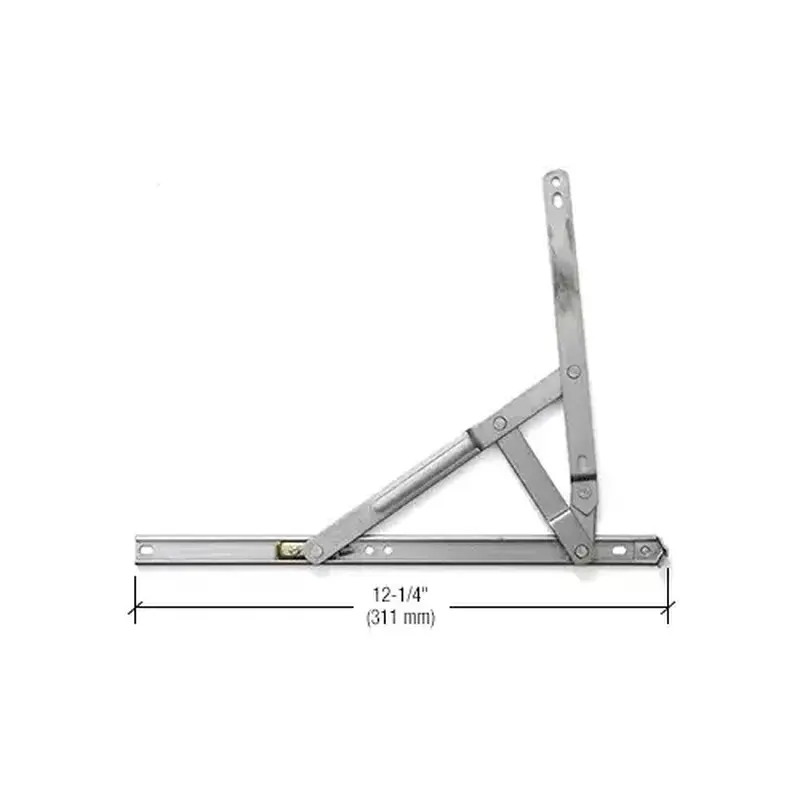 CRL WH66342 90 Degree 4-Bar Hinge - 12-1/4" Length