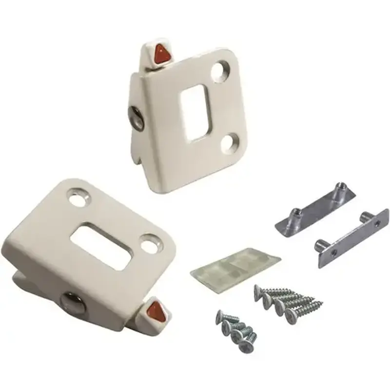 Brixwell 50-1362fbw-XCP2 Double Hung Vent Lock White single Action reverse Retro Fit Set 7/16 To 15/32in Frame To Sas - 2 per pack x2 packs