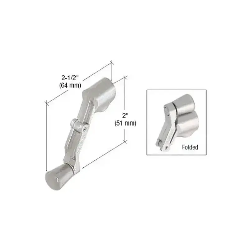 CRL H3959 Aluminum Universal Folding Handle