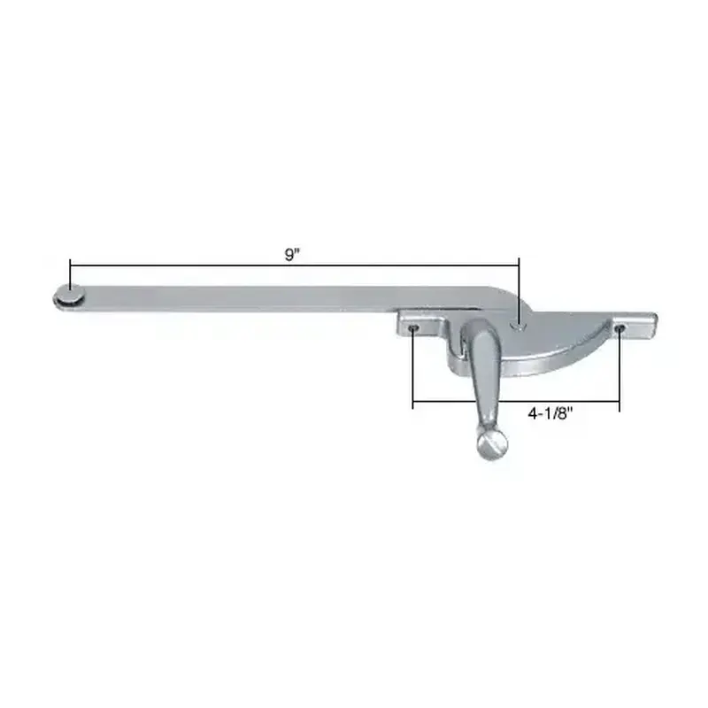 CRL WCM583 Right Hand Aluminum Casement Window Operator with 9" Arm for Hope Windows