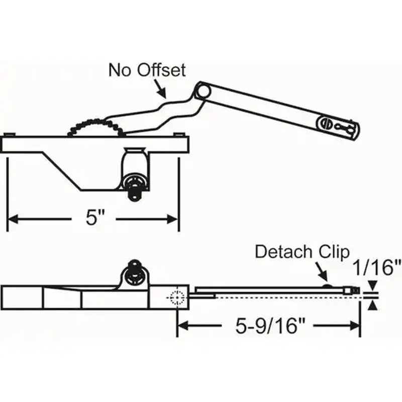 Brixwell 36-241-10 TRUTH'S RH DYAD OPERATOR-BLACK