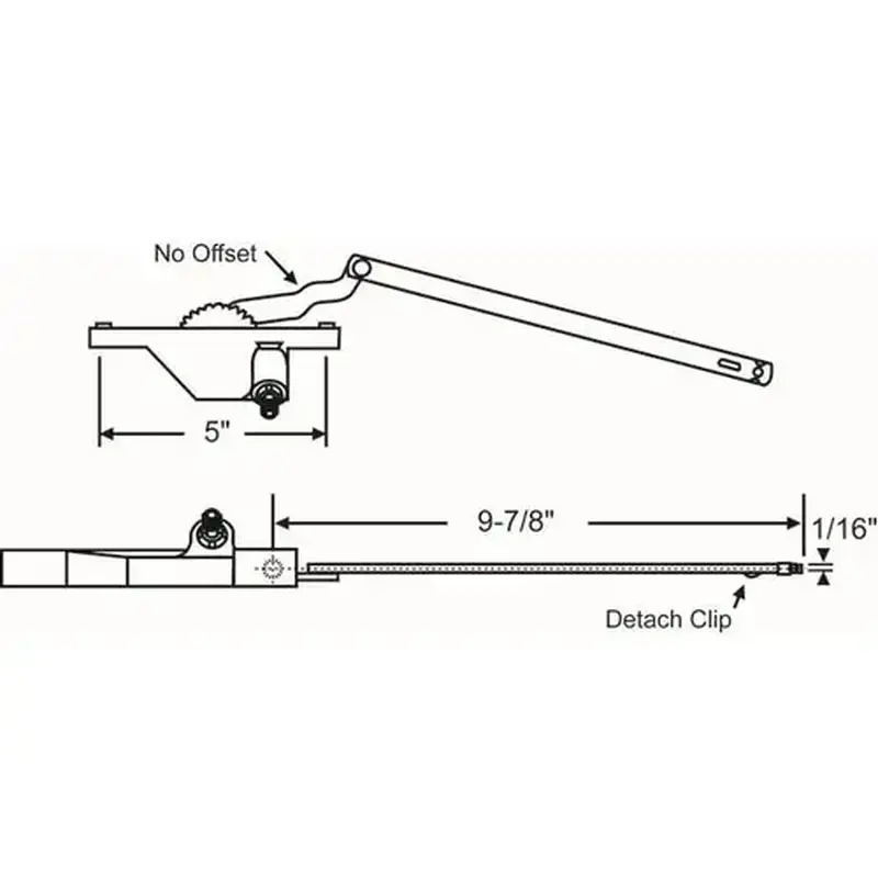 Brixwell 36-249-3 Truth's RH Dyad Operator White