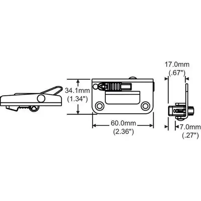 Brixwell 50-1353-fborbz-rh RH Angel Ventlock Oil Rub Brz Dual Action Flat Bend