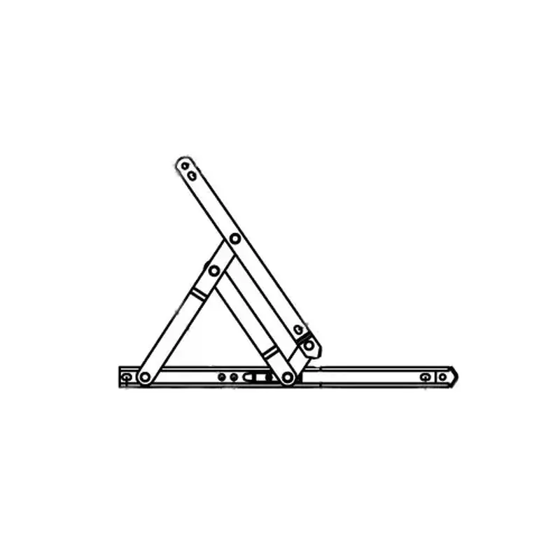 Brixwell 28-8-2-03-XCP2 4 Bar Hinge Assembly with 54 Degree Stop Stainless Steel - pack of 2