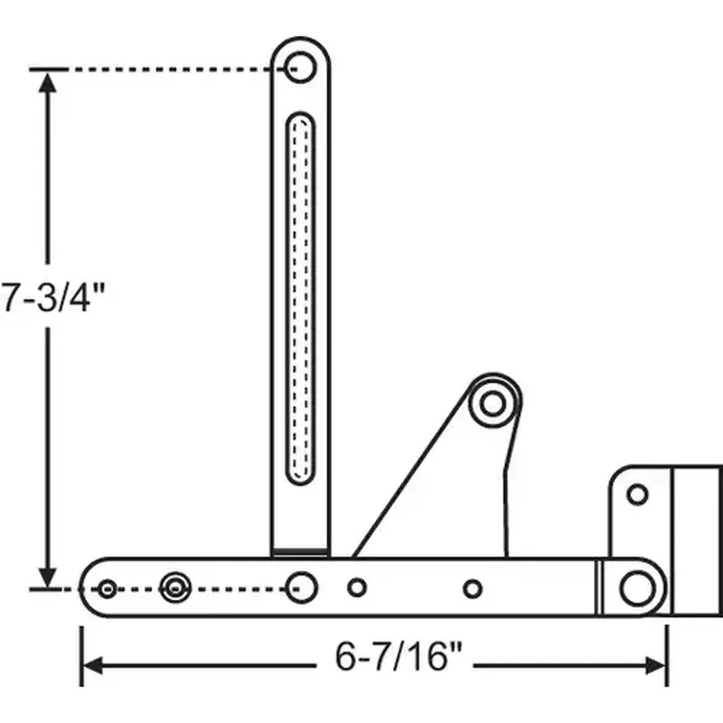 Brixwell 28-83rh Egress Bottom hinge Assembly