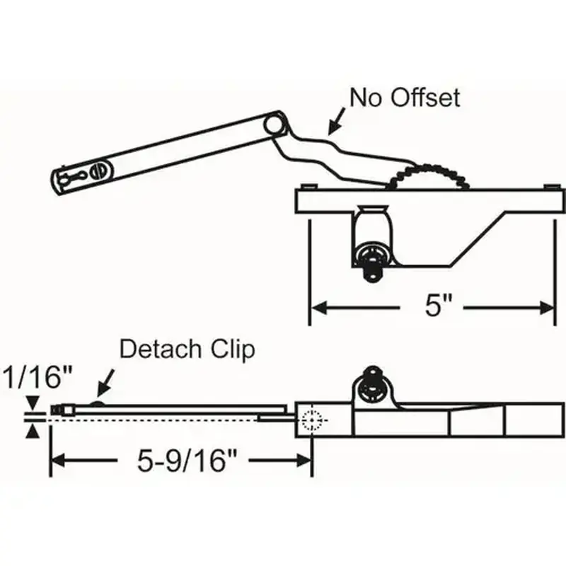 Brixwell 36-240-10 TRUTH'S LH DYAD OPERATOR BLACK