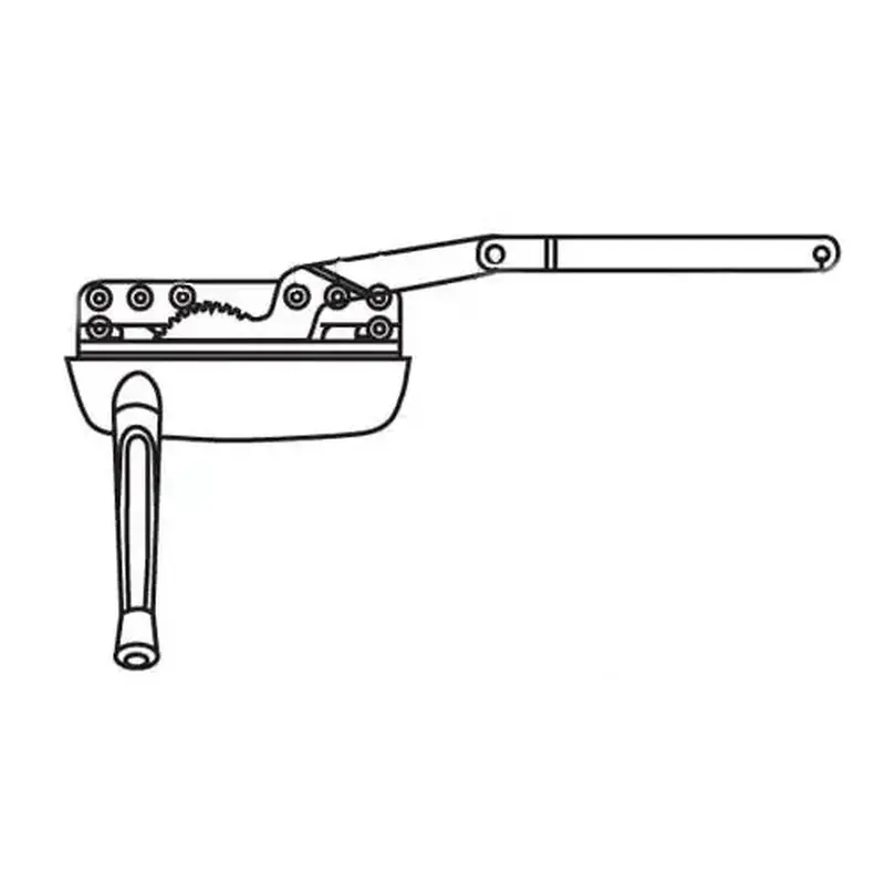Brixwell 36-371-3 Dyad Casement Operator White truth Left Hand handle Sold Seperately