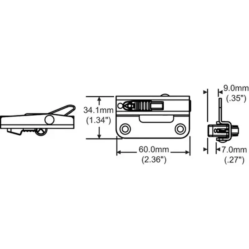 Brixwell 50-1353-MbcH-rh Rh Angel Ventlock Chrome dual Action Medium Bronze
