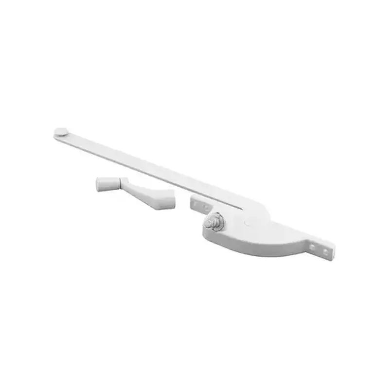 FHC H3709 9" - White Diecast - Casement Operator - Right Hand - Teardrop Type