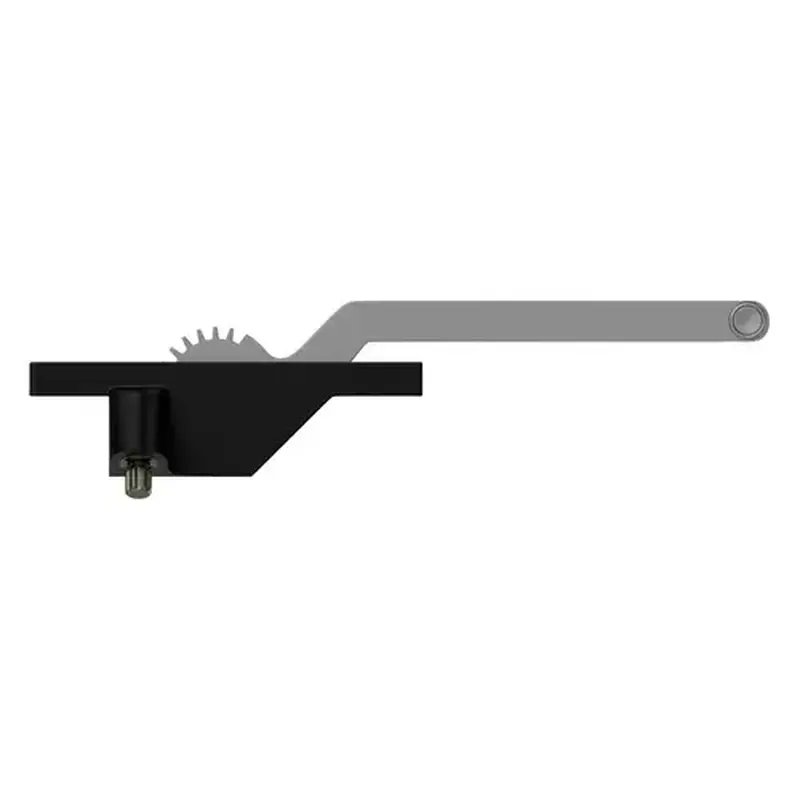 Brixwell 36-338-10 Truth Single Arm Casement Operator Rear Mount Left Hand Type Black