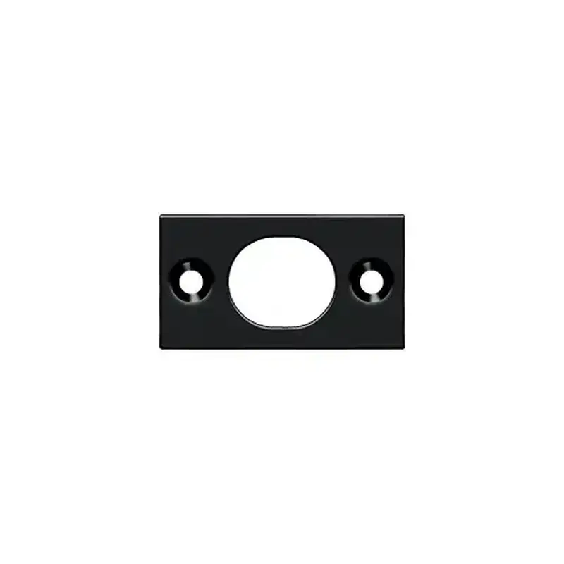 Deltana SP6FBU19 Strike Plate For 6" Flush Bolt in Paint Black