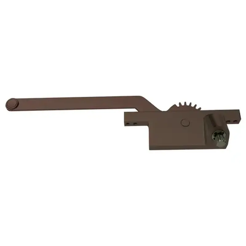 Brixwell 36-111 Casement Operator Assembly With Handle Right Hand Type Brown Finish