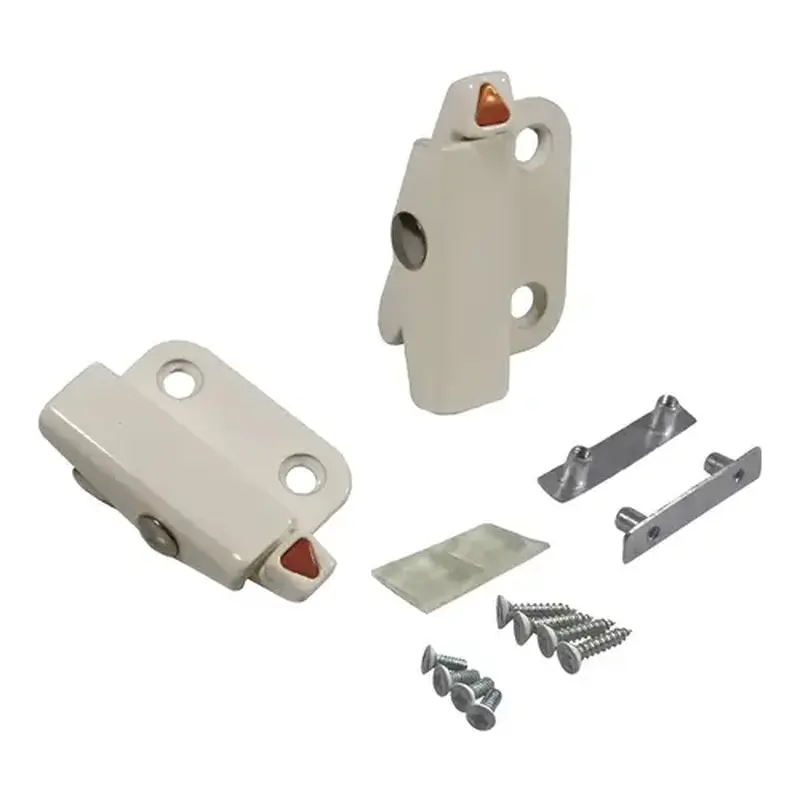 Brixwell 50-1357dbw Single Action Reverse Retro Angel Ventlock Kit Pair White Finish