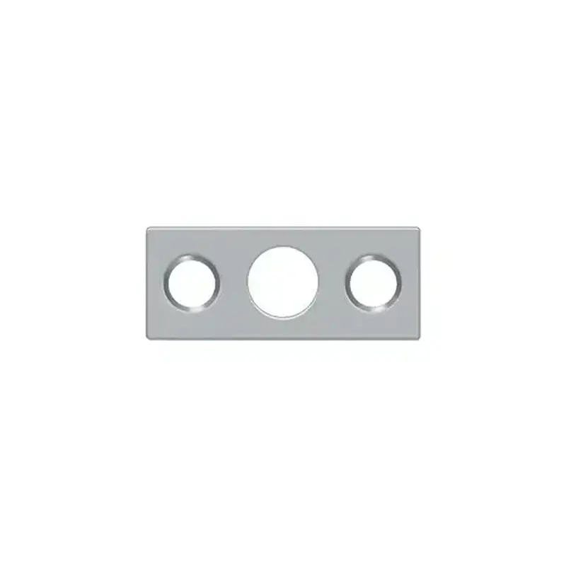 Deltana SP7FBR26D Strike Plate For 7" Flush Bolt in Brushed Chrome