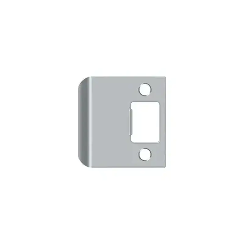 Deltana SPE225U26D Extended Lip Strike Plate, 2 1/4" x 2-1/4" in Brushed Chrome