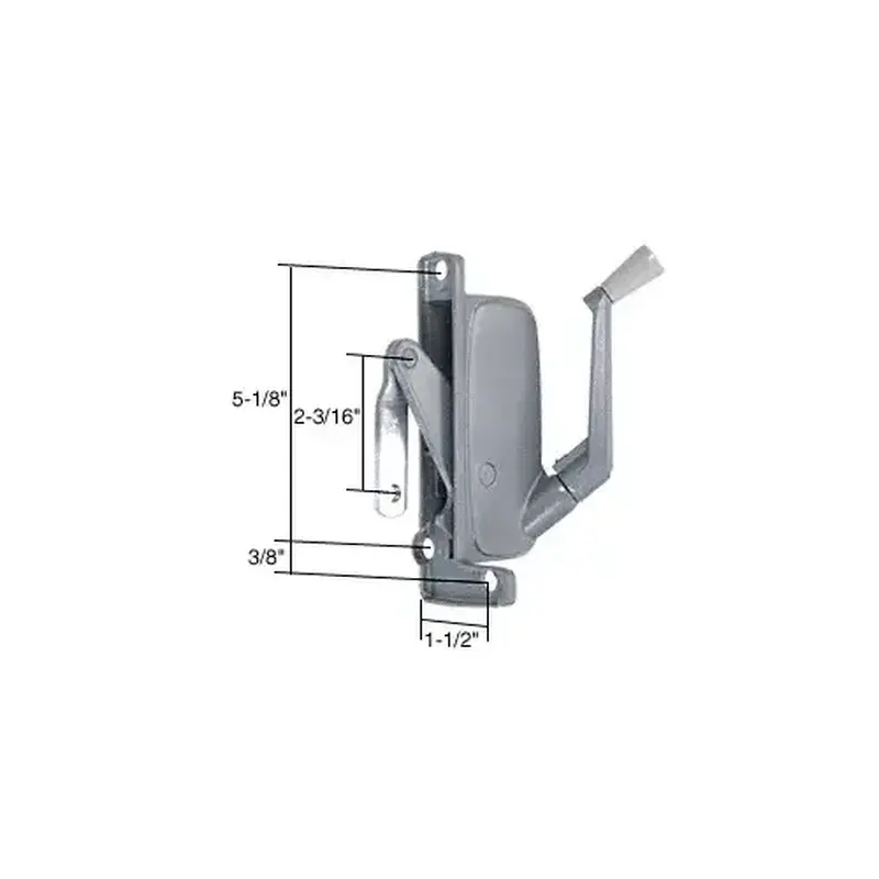Prime-Line H3666 Right Hand Awning Window Operator for Miami Windows Gray